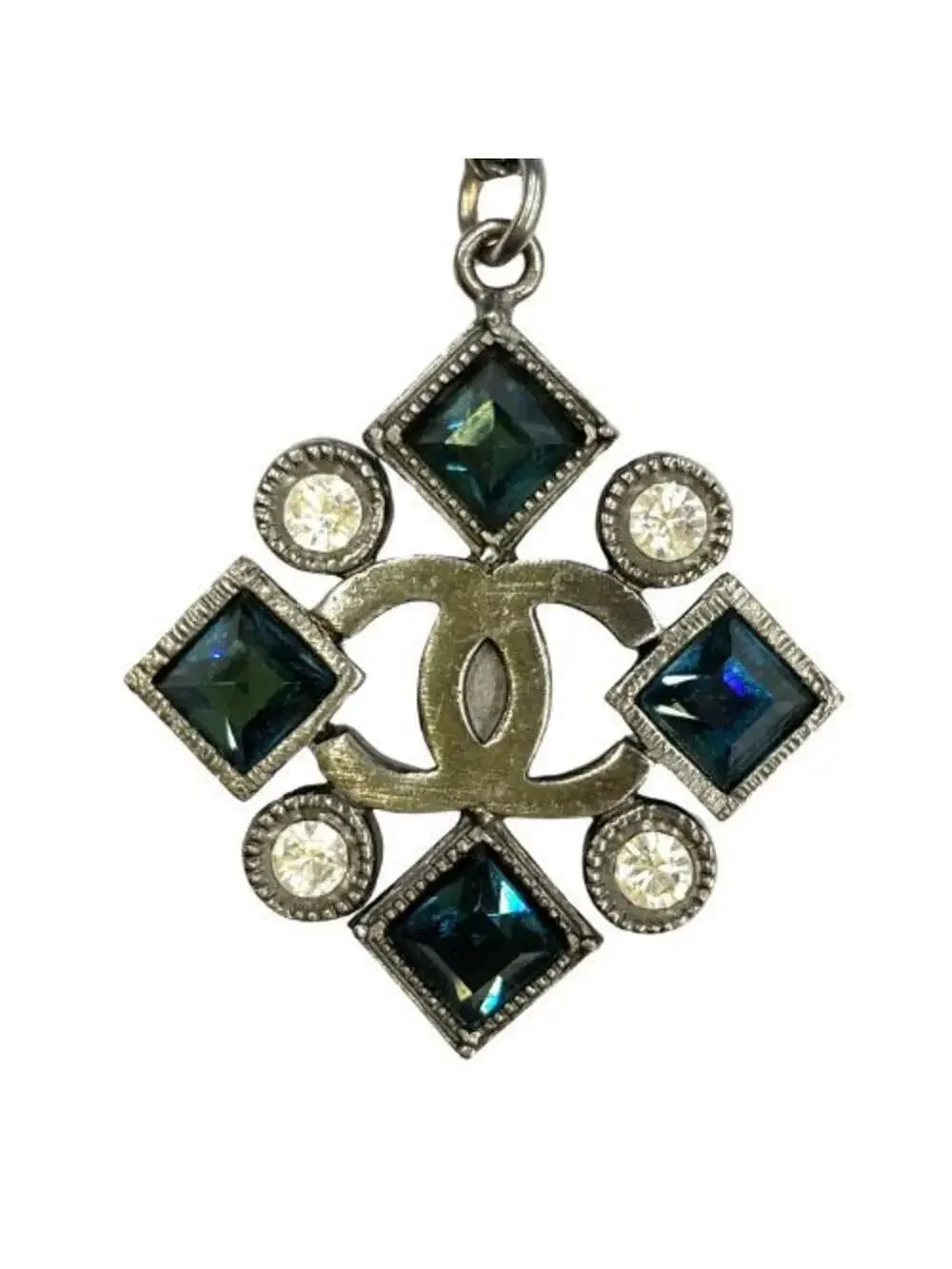 Chanel Cc Logo Pendant Necklace #243999C77B